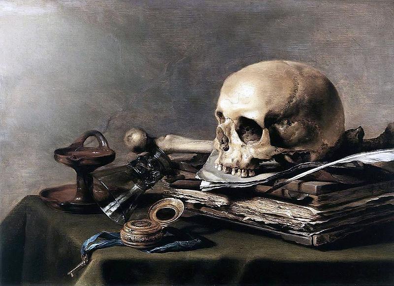 unknow artist Vanitas still life.